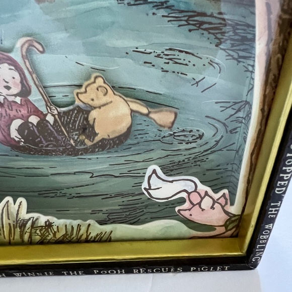 Rare Winnie The Pooh Music Box Vintage 1963 Disney Charpente - Picture 6 of 6